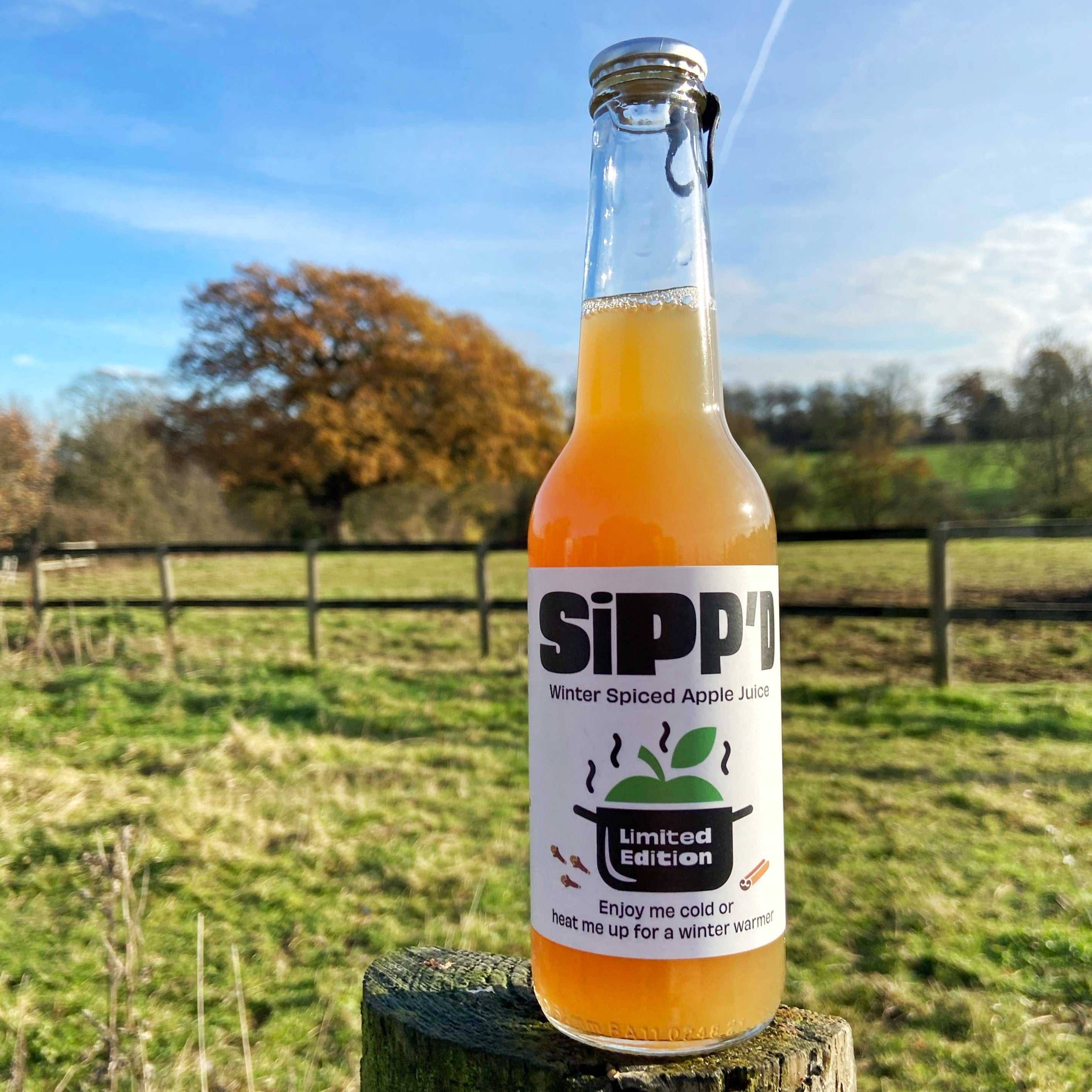 Sipp'd Drinks *Limited Edition* Spiced Apple Juice Stores Supply