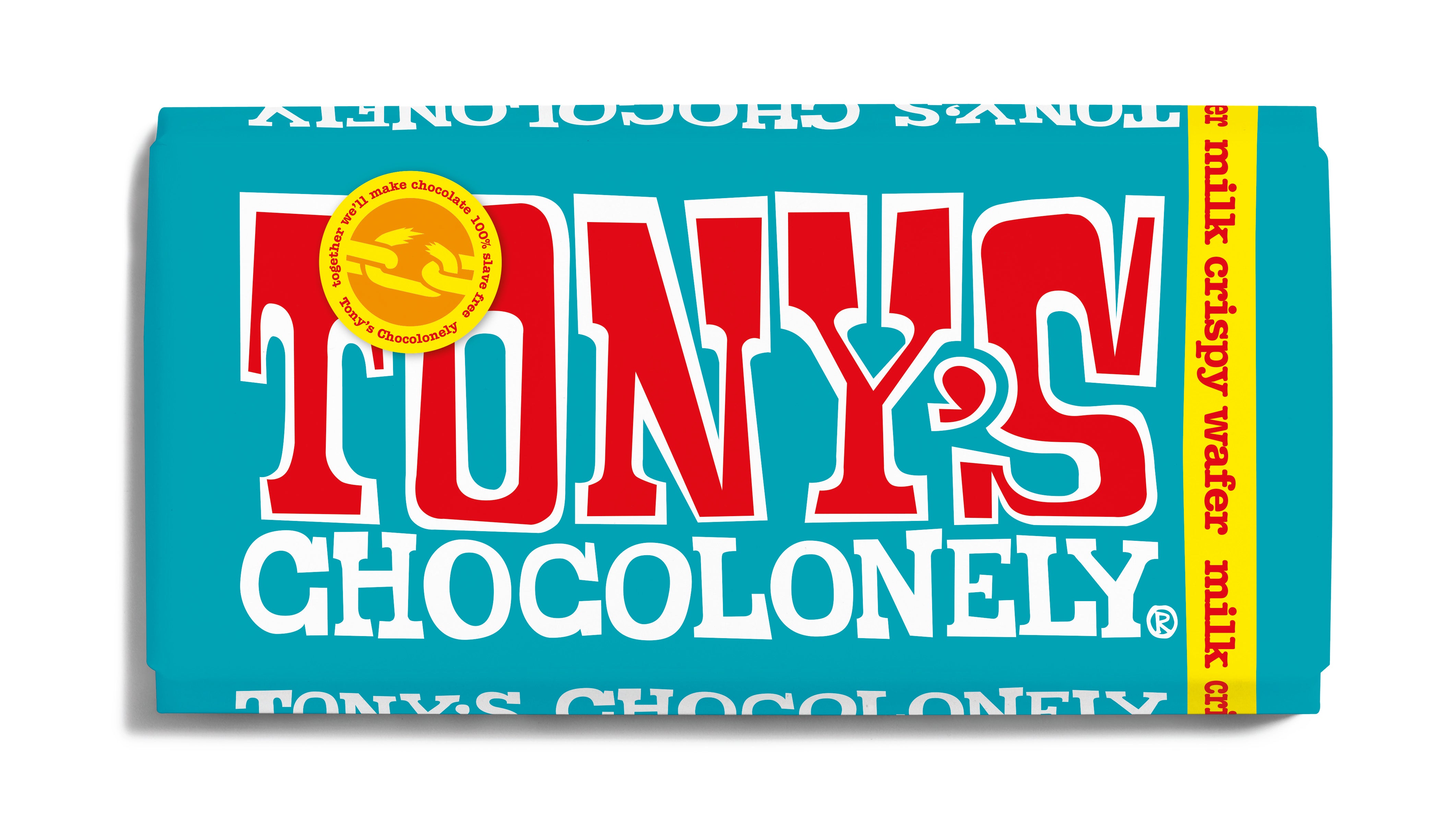 Tonys Chocolonely - Fairtrade Milk Crispy Wafer // Stores Supply // Tony's Chocolonely