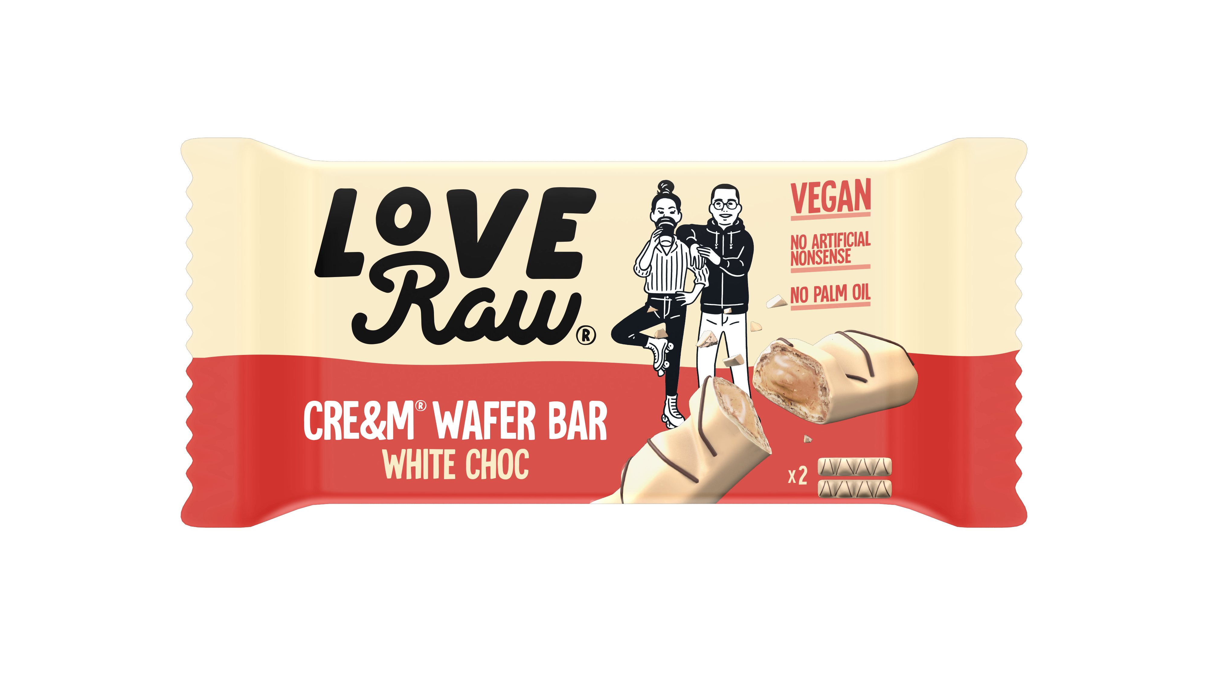 Love Raw - White Choc Cre&m M:lk Wafer Bar // Stores Supply // Love Raw