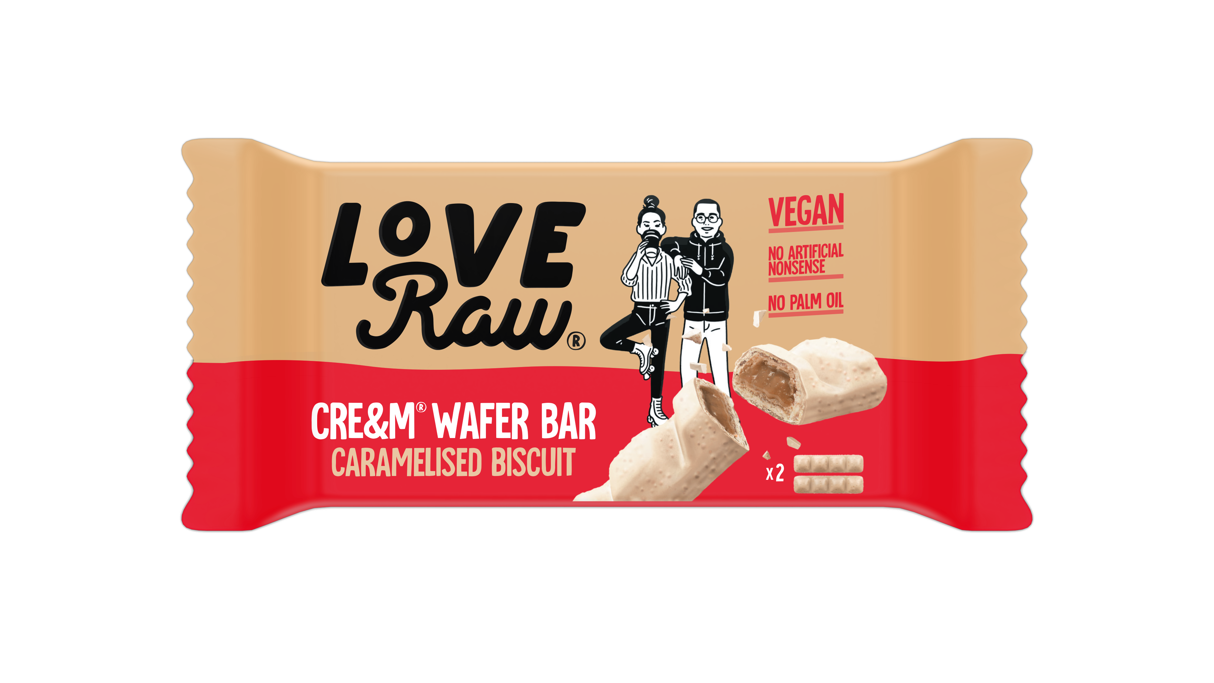 Love Raw - Caramelised Biscuit Cre&m M:lk Wafer Bar // Stores Supply // Love Raw