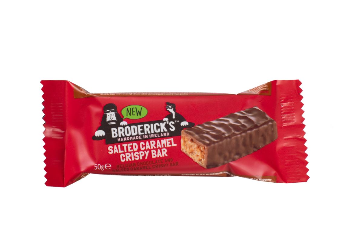 Broderick's Caramel Crispy Bar Stores Supply