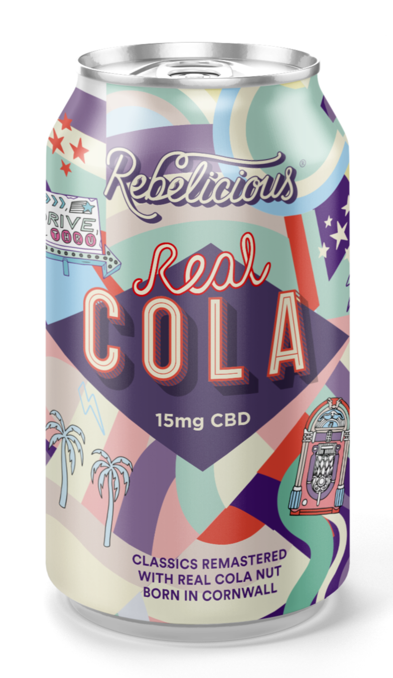 Rebelicious- Real Cola infused with CBD // Stores Supply // rebelicious