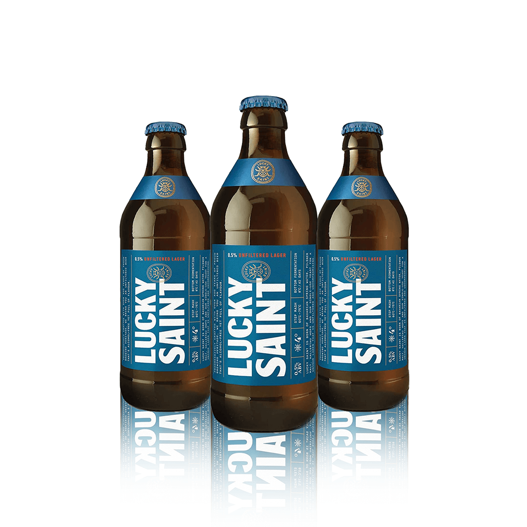Lucky Saint- Unfiltered Alcohol Free Lager // Stores Supply // Lucky Saint