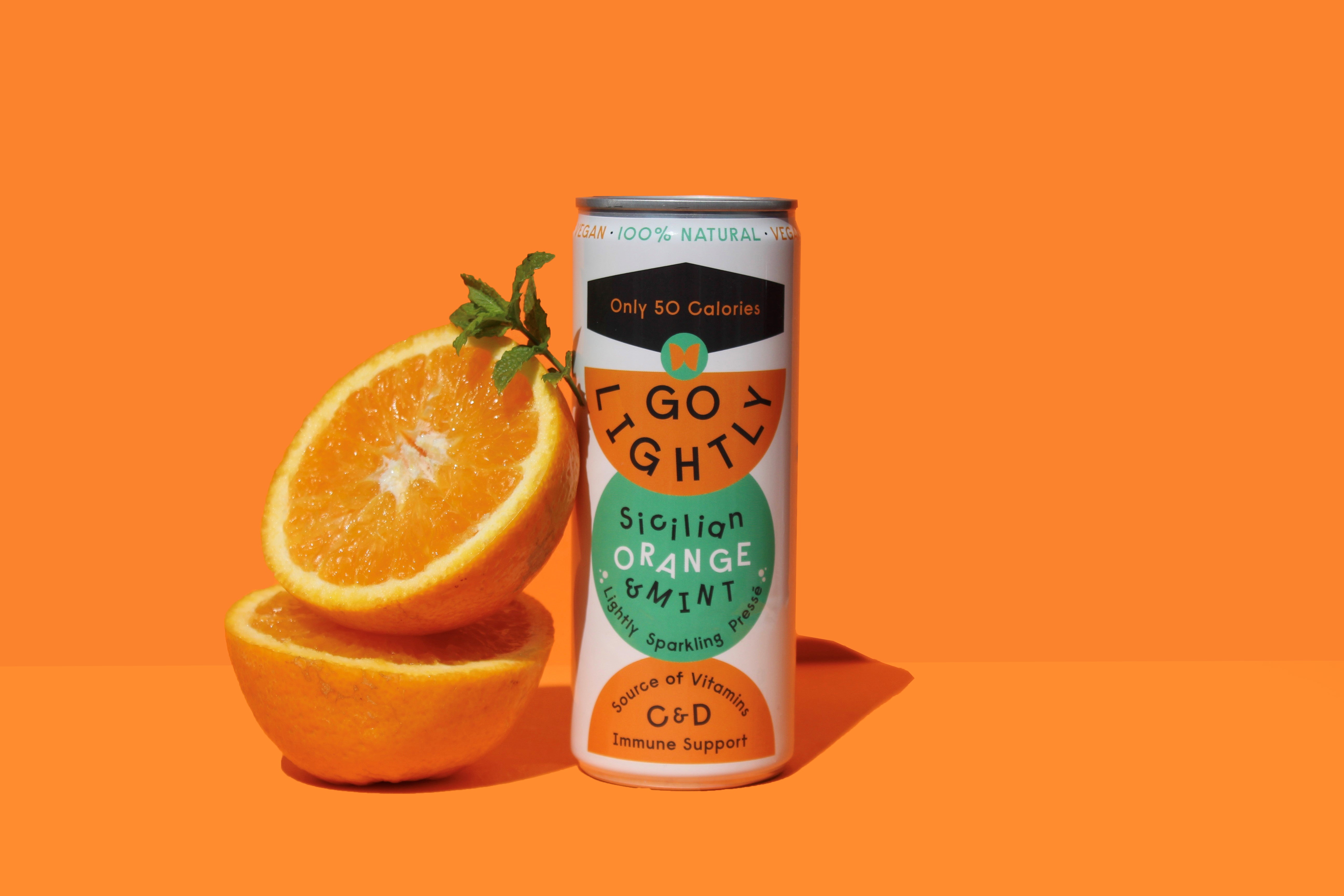 Go Lightly - Sicilian Orange & Mint Lightly Sparkling Pressé // Stores Supply // GO LIGHTLY