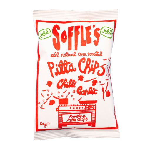 Soffle's - Chilli & Garlic MILD Pitta Chips // Stores Supply // Soffles