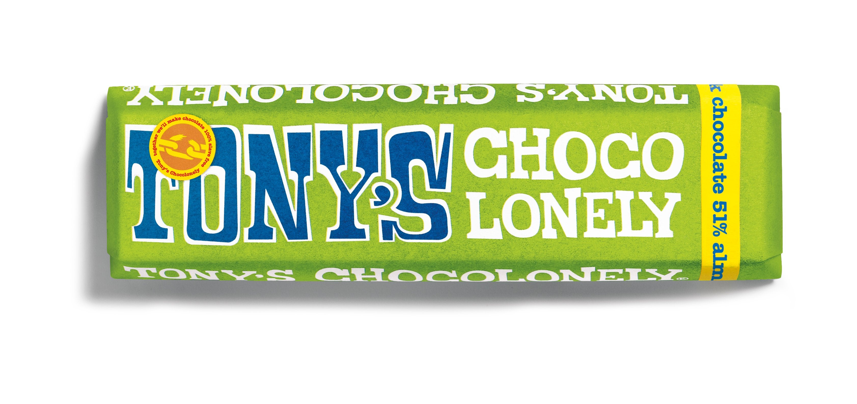 Tonys Chocolonely - Fairtrade Dark Chocolate, Almond and Sea Salt // Stores Supply // Tony's Chocolonely
