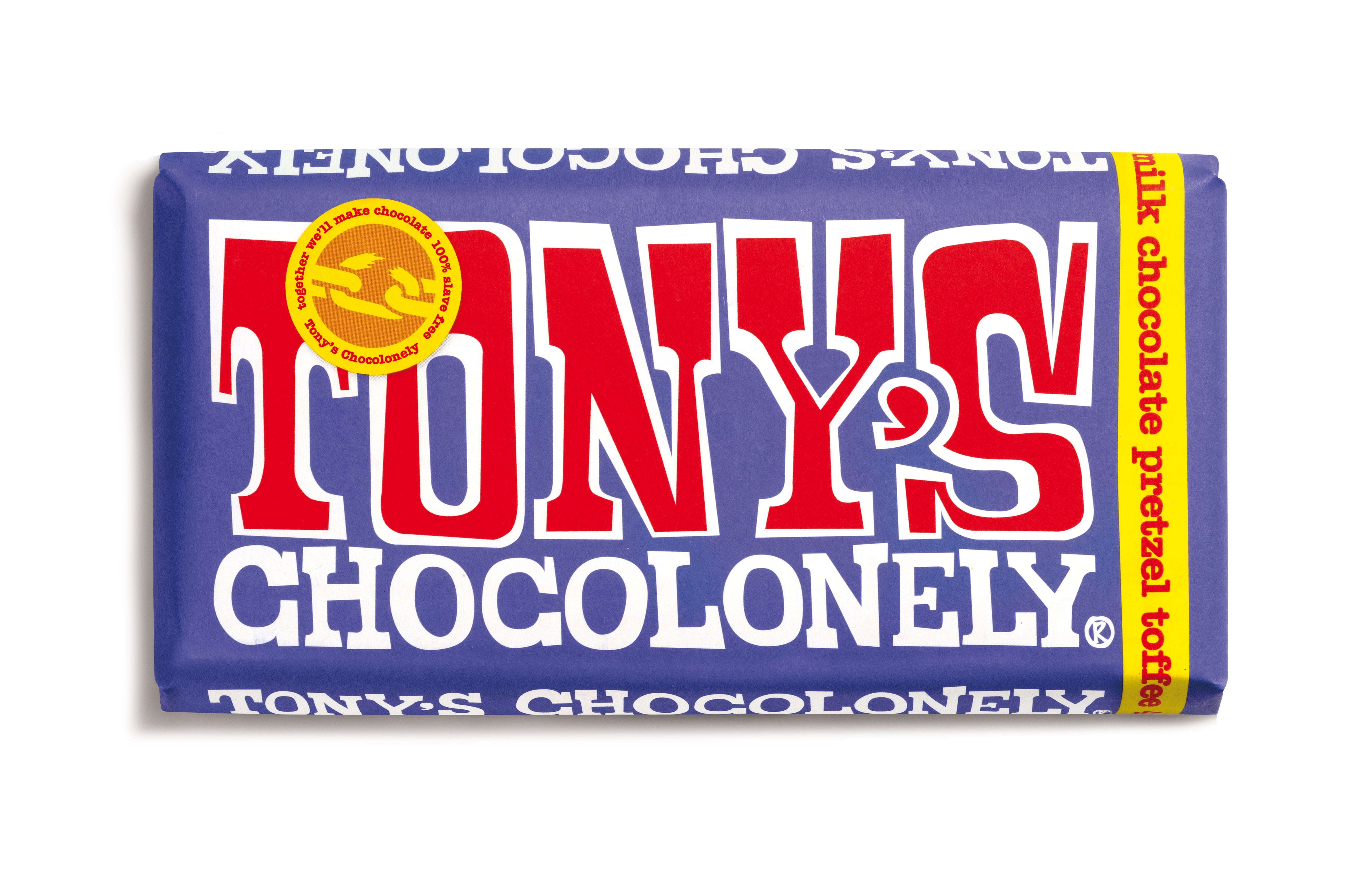 Tonys Chocolonely - Fairtrade Dark Milk Chocolate Pretzel Toffee // Stores Supply // Tony's Chocolonely
