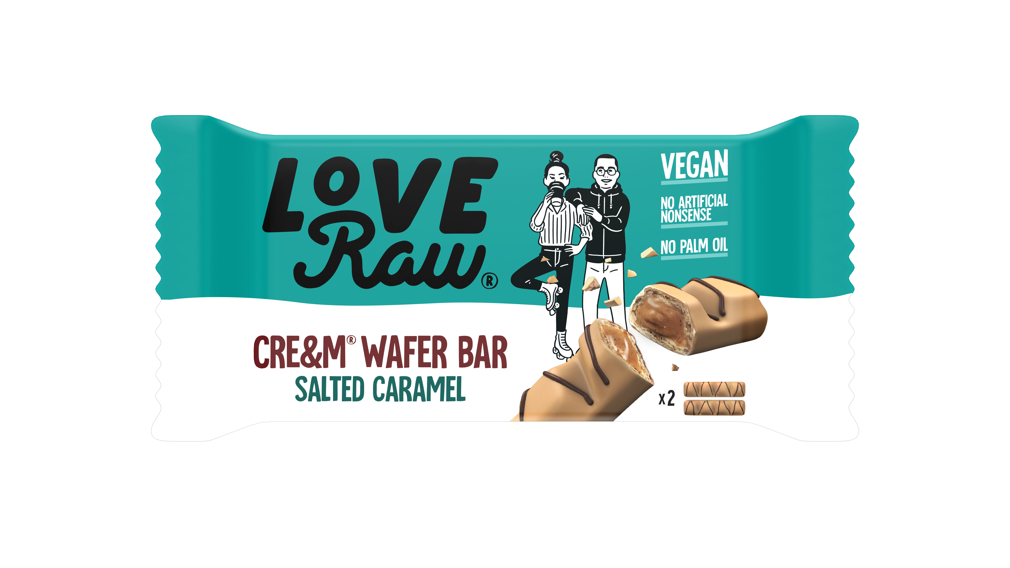 Love Raw - Salted Caramel Cre&m M:lk Wafer Bar // Stores Supply // Love Raw