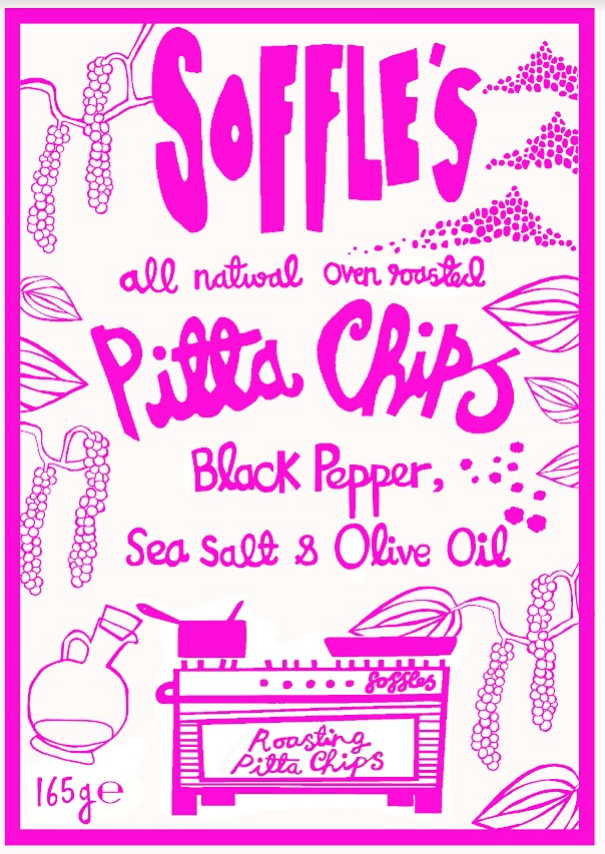 Soffle's - Black Pepper, Olive Oil and Sea Salt Pitta Chips // Stores Supply // Soffles