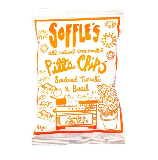 Soffle's - Sundried Tomato & Basil Pitta Chips // Stores Supply // Soffles